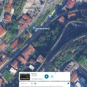 foto argine non in sicurezza via vezzala da google map 
