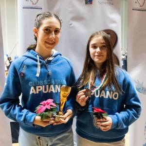 Premiazione Allieve - Cavicchia e Pedrini (foto Paola Luciani)