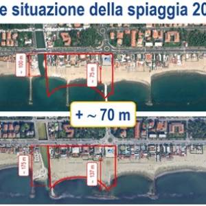 Evoluzione erosione Marina di Massa