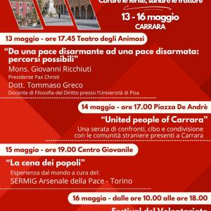 Festival pace e volontariato